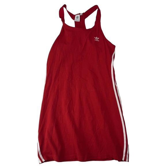 adidas Other - NWT Adidas Originals Racer B Dress Built in Athletic Bra Cotton Blend Scarlet L